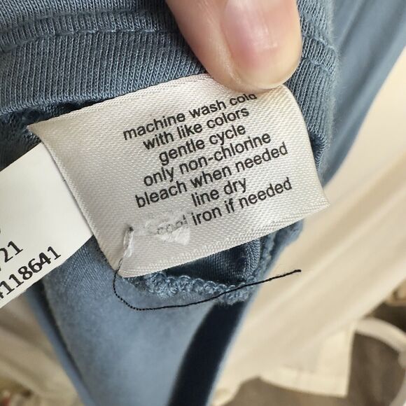 Lane Bryant Maxi‎ Dress Women's 18 20 Short Sleeve Blue V-neck Flowy Stretchy - Picture 8 of 9